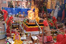 কাত্যায়নী চতুর্দশী তিথিতে বর্গভীমা মন্দিরের বিশেষ পুজোপাঠ, যজ্ঞ! রইল ভিডিও