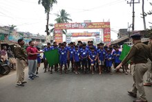 নন্দকুমার থানার উদ্যোগে দিঘা বীচ ম্যারাথনের প্রোমো রান