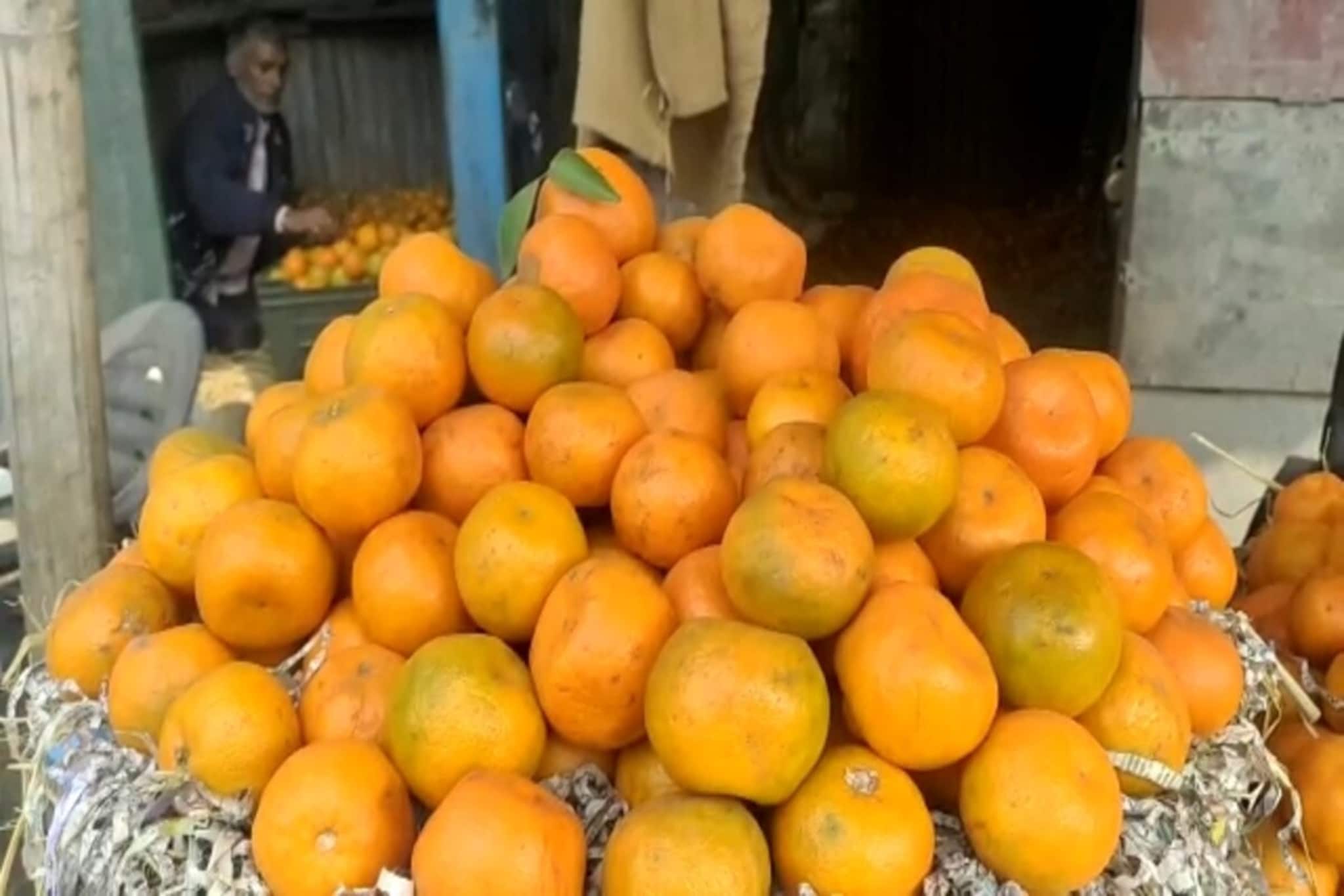 ভুটানের কমলালেবুর মিষ্টি গন্ধে ভরেছে সীমান্তবর্তী এলাকার বাজার