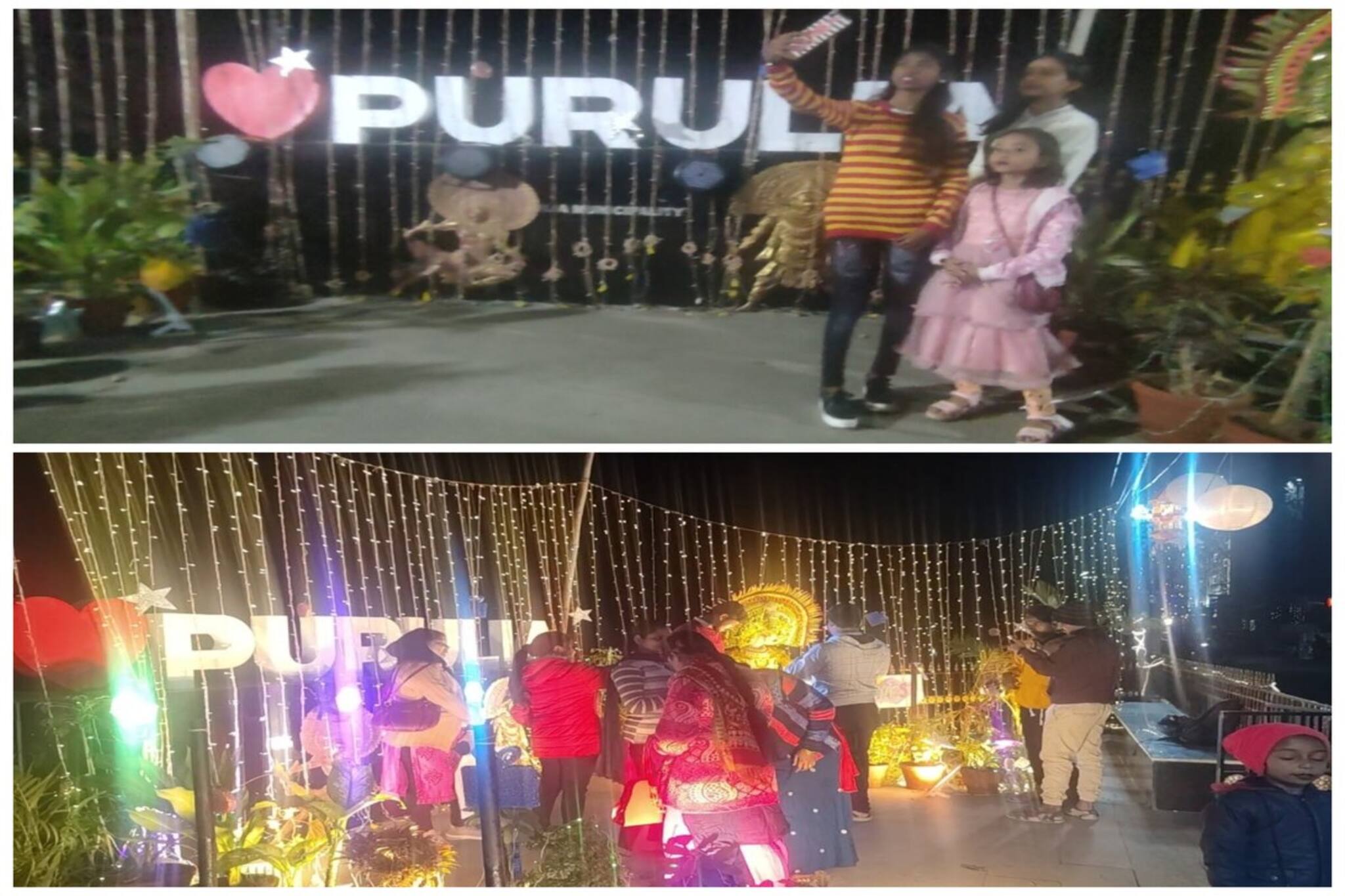 বছরের শেষ মুহূর্তকে স্মৃতির অ্যালবামে রাখতে সেলফি পয়েন্টে ভিড়