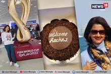 কাতারে রচনা! বিশ্বকাপের আগে এয়ারপোর্টে পৌঁছতেই গ্র্যন্ড সেলিব্রেশন, রইল ছবি