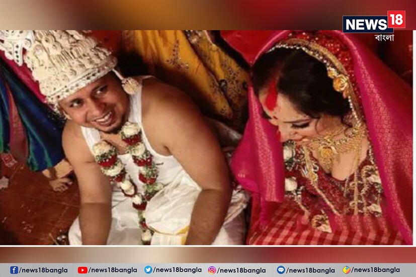 এই দুই প্রাণ এবার এক হল ৷ সম্পন্ন হয় শুভদৃষ্টিও ৷ ছবি সৌজন্যে ইনস্টাগ্রাম ৷ 