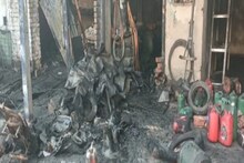 জাতীয় সড়কের ওভারব্রীজের তলায় ভয়াবহ অগ্নিকাণ্ড