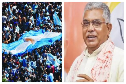 আর্জেন্টিনার বিশ্বজয় উপভোগ করেছেন দিলীপ ঘোষও। 