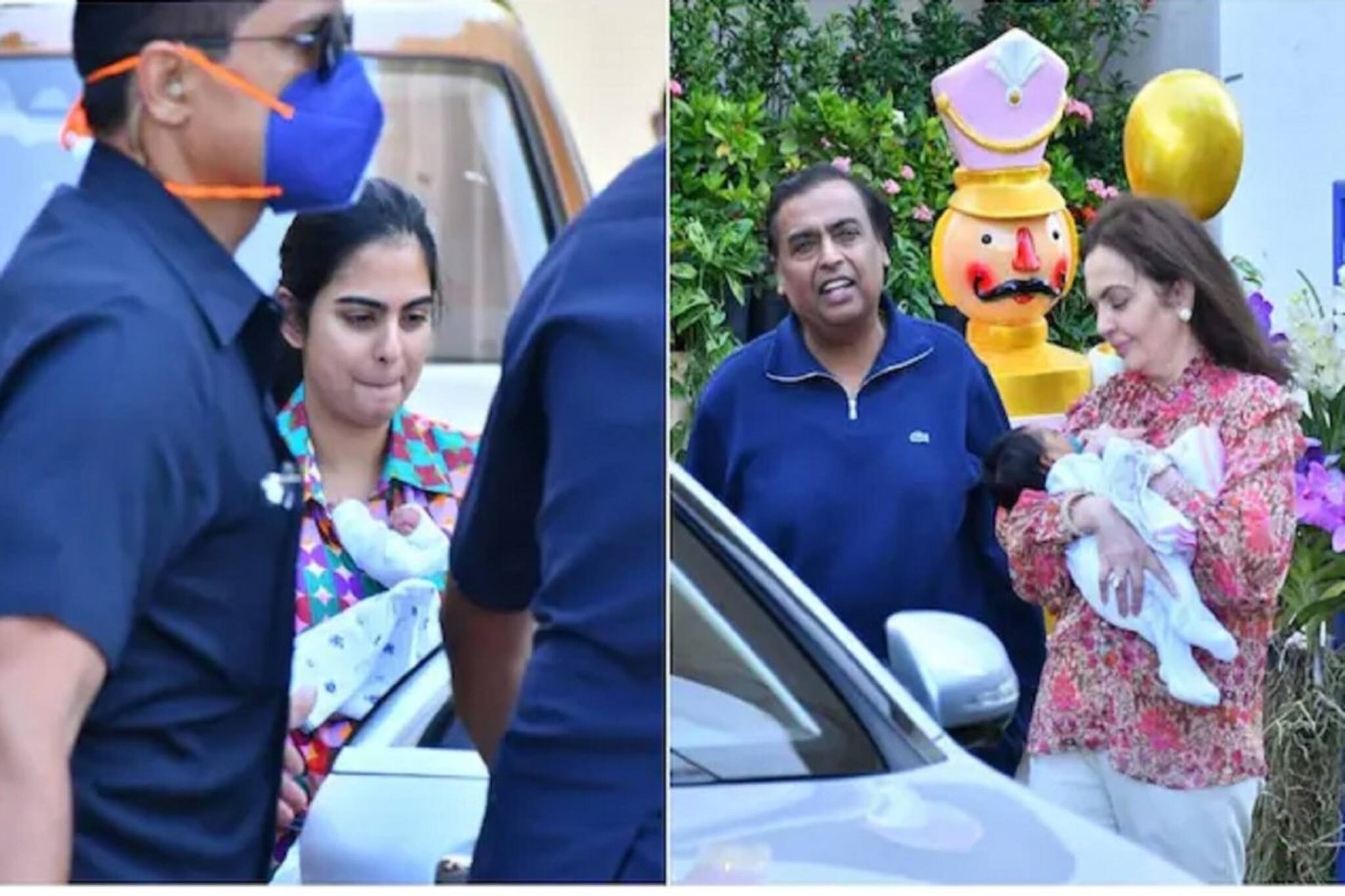যমজ সন্তানদের নিয়ে বাড়ি ফিরলেন ইশা, খুশির হাওয়া আম্বানি পরিবারে