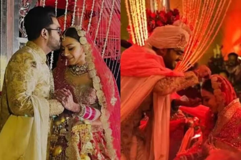 আলো, আতসবাজির রোশনাইয়ে কেল্লায় রাজকীয় পরিবেশে অনুষ্ঠিত হল দু’জনের মালাবদল, সিঁদুরদান ও অন্যান্য রীতিনীতি। সিঁদুর পরিয়ে দেওয়ার পর হংসিকাকে প্রকাশ্যেই চুম্বন করেন সোহেল। অভিনেত্রীর চোখে তখন আনন্দাশ্রু। 