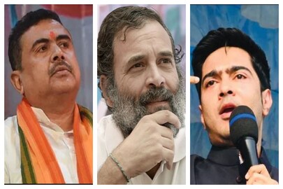 শুভেন্দুকে খোঁচা দিতে রাহুলের তুলনাও টানলেন অভিষেক৷  শুভেন্দুকে খোঁচা দিতে রাহুলের তুলনাও টানলেন অভিষেক৷
