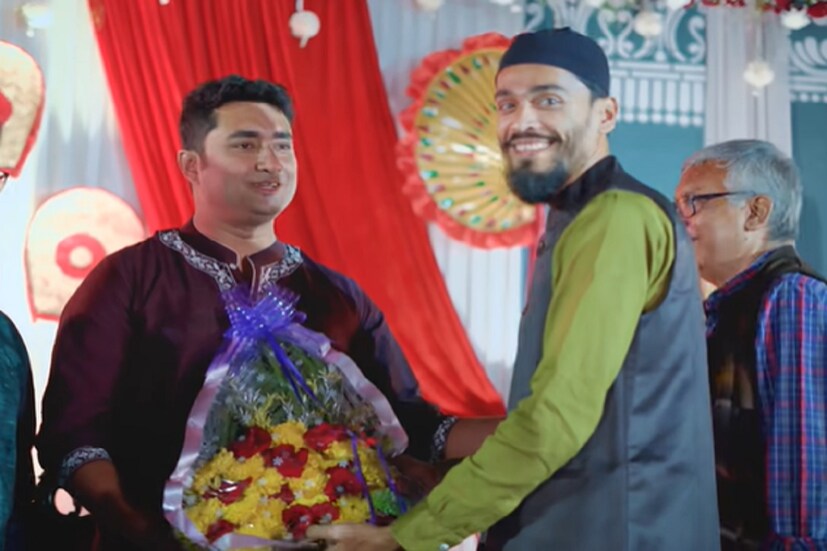 উপস্থিত ছিলেন ভাঙড়ের আইএসএফ বিধায়ক নওসাদ সিদ্দিকী। (ছবি : শতরূপের ইউটিউব)