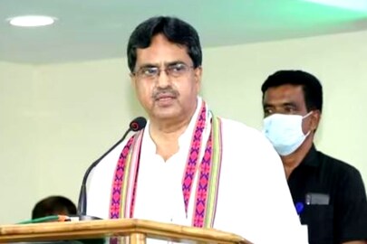 ত্রিপুরার মুখ্যমন্ত্রী মানিক সাহা। ফাইল ছবি