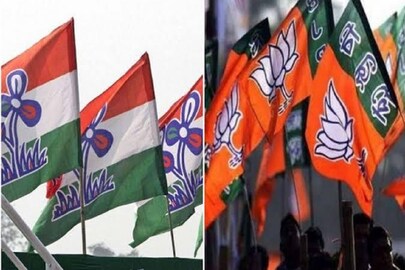 নন্দীগ্রামে তৃণমূল বিজেপি সংঘর্ষ