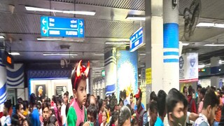 Happy New Year 2023: Metro stations are flooded with people from morning