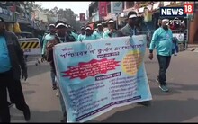 কাজের স্বীকৃতি সহ ১৪ দফা দাবি, ল ক্লার্কদের কর্ম বিরতি ও সমাবেশ চুঁচুড়ায়