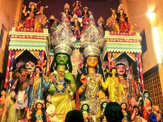 রামরাজাতলা রাম পুজো বিখ্যাত হলেও একসময় সরস্বতী ছিল প্রধান পুজো