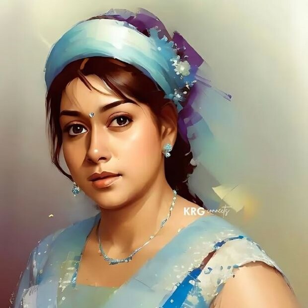 আকাশি নীল পোশাকে অত্যাশ্চর্য লাগছে দক্ষিণী অভিনেত্রী রক্ষিতাকে। আকাশি নীল ফিতা, শাড়িতে  নিখুঁত দেখাচ্ছে।
