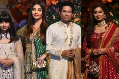 
ঐশ্বর্যা রাই বচ্চন, সচিন তেন্ডুলকর, এবং শ্রেয়া ঘোষাল