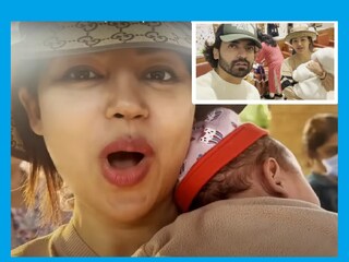 debina bonnerjee travels with two babies first time in flight commits mistake got angry over husband gurmeet choudhry