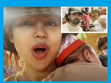 debina bonnerjee travels with two babies first time in flight commits mistake got angry over husband gurmeet choudhry