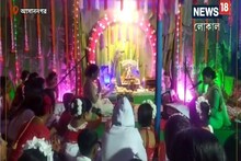 পুরোহিতের আসনে মহিলা, ব্যতিক্রমী সরস্বতী পুজো দেখতে উপচে পড়ল ভিড়, ভাইরাল ভিডিও