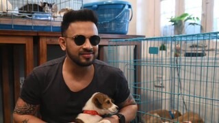 পোষ্য দত্তক অনুষ্ঠানে একজন পশুপ্রেমী হিসেবে উপস্থিত ছিলেন অভিনেতা অনিন্দ্য চট্টোপাধ্যায়