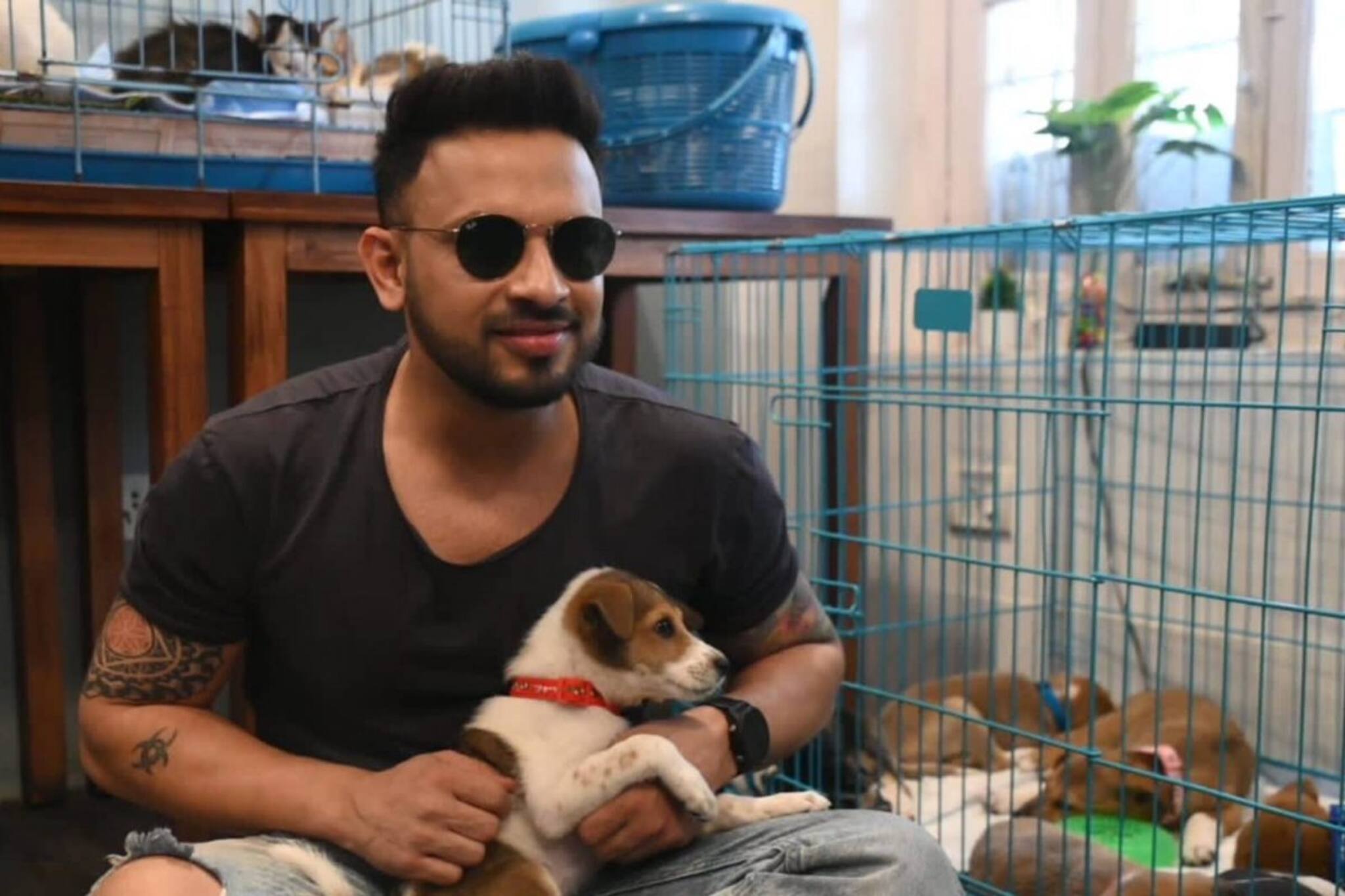 অসহায় প্রাণীদের জন্য নিরাপদ আশ্রয়, পোষ্যদের দত্তক শিবিরে অভিনেতা অনিন্দ্য