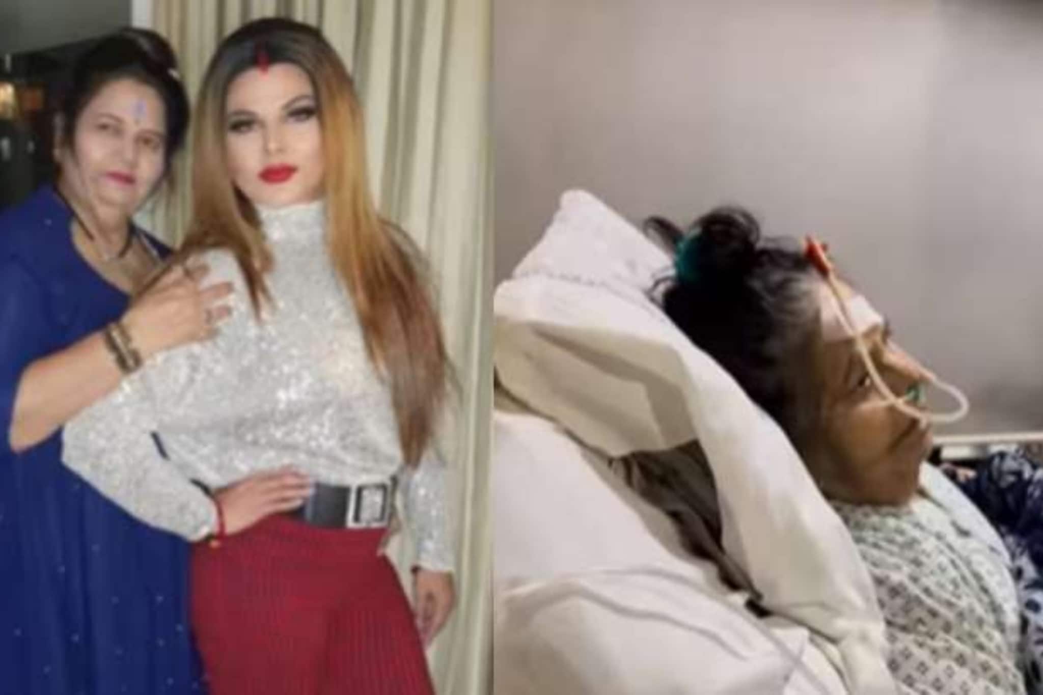 প্রয়াত রাখির মা, ভিড়ের মাঝে চিৎকার, ‘মা চলে গেল’, এদিকে স্বামী আদিলের খোঁজ নেই!