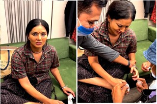 শ্যুটিং এর সেটে পা কাটল সানি লিওনের, রেগে গিয়ে কাকে চড় মারতে চাইলেন অভিনেত্রী? জানুন