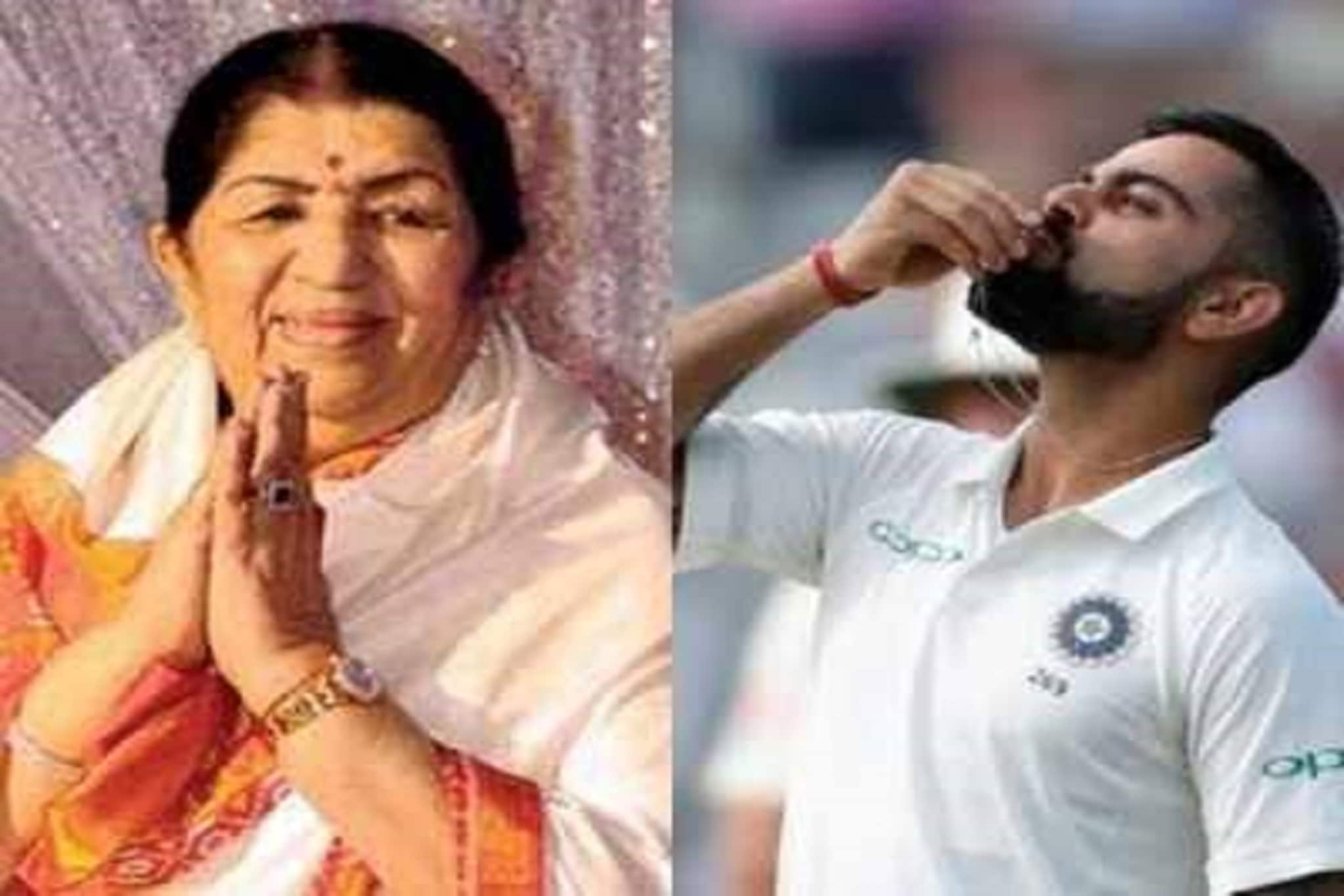 কোহলির জীবনে বড় দুঃখ লতার সঙ্গে দেখা না হওয়া, সুযোগ হলে আশীর্বাদ চাইতেন