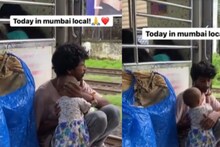 ভাগ্যবান সেই বাবা যে এমন মেয়ে পেয়েছে! মুম্বই লোকাল ট্রেনের এই ভিডিও ভাইরাল