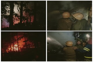 পুড়ে গেল রান্নাঘর