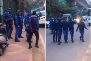 জামিয়া মিলিয়ায় পুলিশি নিরাপত্তা