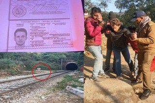haridwar foreign national was roaming without any cloth on body