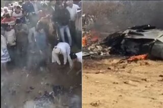 রাজস্থান- মধ্যপ্রদেশে ভেঙে পড়ল বায়ুসেনার বিমান। রাজস্থান- মধ্যপ্রদেশে ভেঙে পড়ল বায়ুসেনার বিমান।