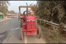 বেআইনি বালি বোঝাই সাতটি গাড়ি আটক জামালপুরে