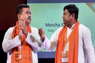 শুভেন্দু অধিকারী ও সুকান্ত মজুমদার, ফাইল ছবি