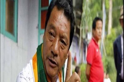 গোর্খা জনমুক্তি মোর্চা প্রধান বিমল গুরুং। 