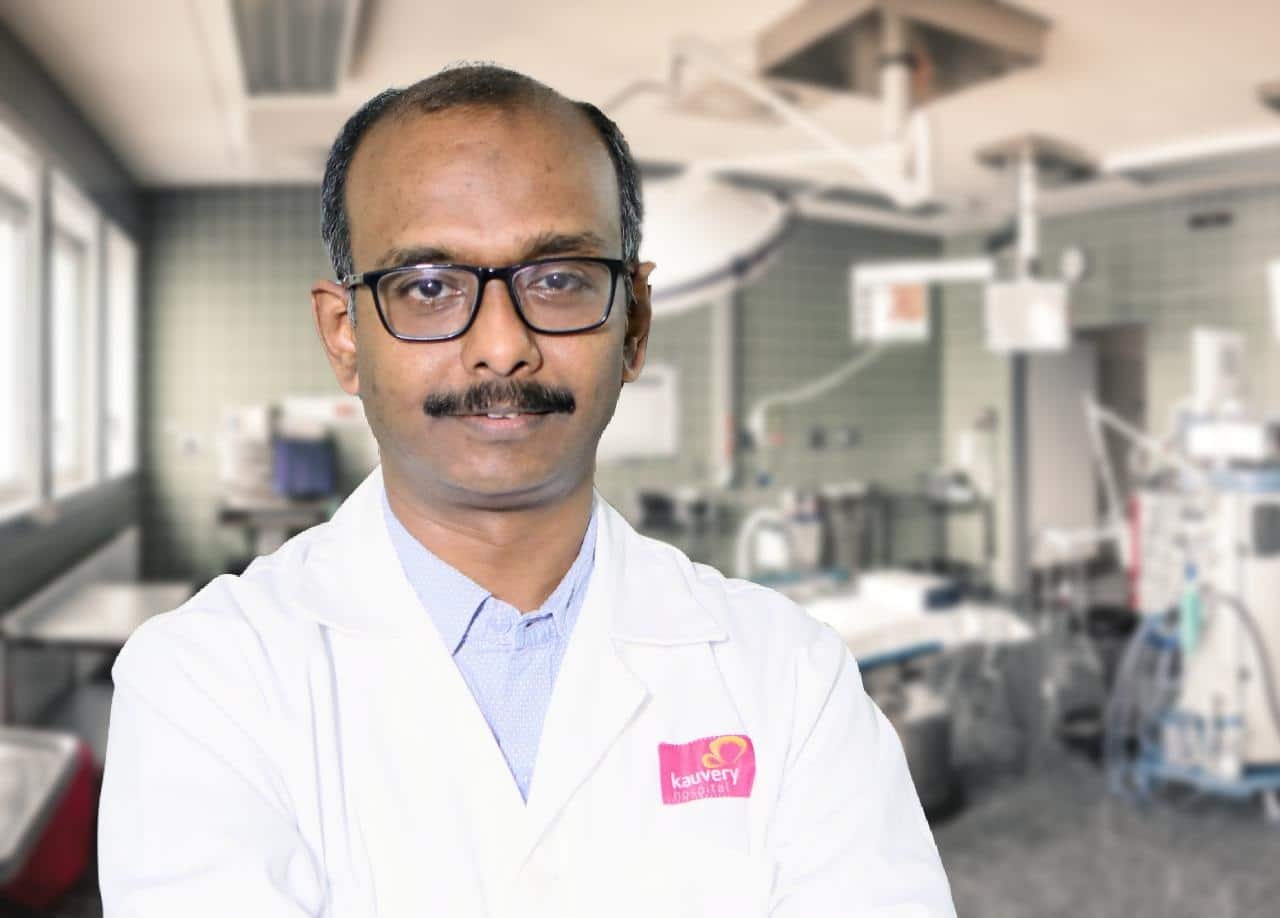 Dr Rajesh T R, Consultant Cardiothoracic and Vascular surgeon, Kauvery Hospital, Bengaluru