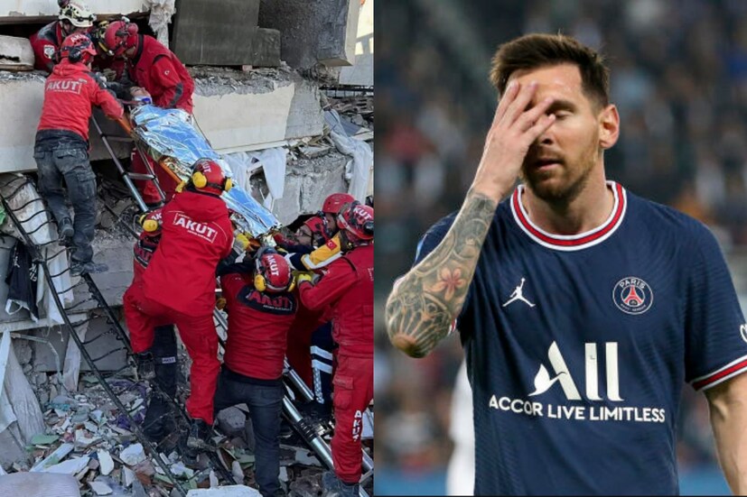 ভূমিকম্পে ক্ষতিগ্রস্ত এলাকাগুলি কার্যত মৃত্যুপুরীতে পরিণত হয়েছে। এবার তুরস্ক ও সিরিয়ায় ক্ষতিগ্রস্তদের পাশে দাঁড়াতে এগিয়ে এলেন লিওনেল মেসি।