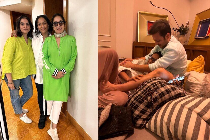 নেটিজেনদের মন জয় করেছেন ওই ছবিতে। একইসঙ্গে স্বামীর সঙ্গে আদুরে ছবি ও মায়ের সঙ্গেও ছবি পোস্ট করেছেন ডিজাইনার। গত কয়েকটা দিন কেমন কেটেছে, তা যেন বোঝা গেল এই কয়েকটি ছবির কোলাজে। টুকরো টুকরো ঝলকে পূর্ণতার ছোঁয়া গুপ্তা পরিবারে।