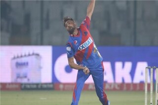 মাঠে অশ্লীল অঙ্গভঙ্গি করলেন মহম্মদ আমির - Photo Courtesy- Karachi Kings Twitter