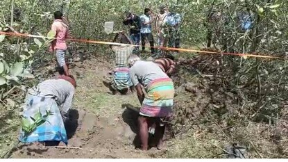 মৃতদেহ খুঁজতে খোঁড়া হল লেবুর বাগান মৃতদেহ খুঁজতে খোঁড়া হল লেবুর বাগান