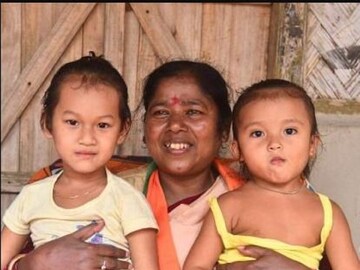 ধনপুর কেন্দ্রের বিজেপি প্রার্থী প্রতিমা ভৌমিক৷ 