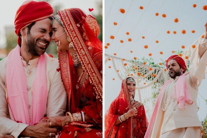 রাজকুমার রাও-পত্রলেখা পাল: বঙ্গতনয়া পত্রলেখার সঙ্গে বহু বছরের প্রেম ছিল রাজকুমার রাওয়ের। চণ্ডীগড়ে বিয়ের আসর বসে ২০২১ সালের ১৫ নভেম্বর। বিয়ের আগে গত ১০ বছর ধরে সহবাস করতেন তাঁরা। বাঙালিনি পত্রলেখার লাল বেনারসির পাড়ে লেখা, ‘আমার পরান ভরা ভালবাসা আমি তোমায় সমর্পণ করিলাম’। যার চর্চা চলে গোটা বাংলা জুড়ে।