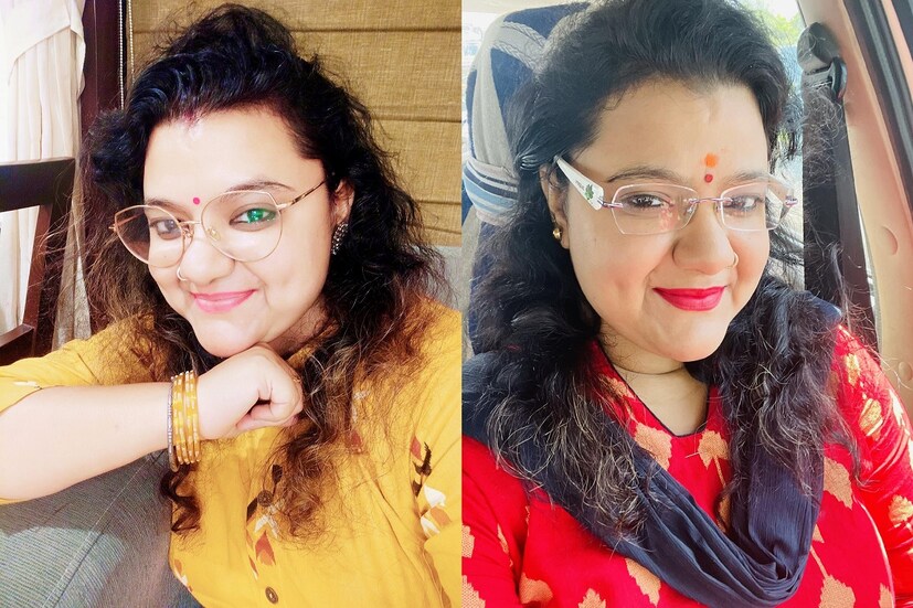 *চওড়া সিঁদুর, কপালে চন্দনের ফোঁটা। দানের সিঁদুরের মতো, সিঁথির সিঁদুর ছড়িয়েছে নাকে। এমনই সাজে গানের সঙ্গে ছন্দ মিলিয়ে রিলস বানিয়েছেন। সেই ভিডিওই শেয়ার করেন নিজের সোশ্যাল মিডিয়া হ্যান্ডেলে। ছবিঃ ফেসবুক।