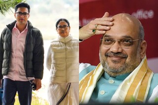 মমতা বন্দ্যোপাধ্যায়, অভিষেক বন্দ্যোপাধ্যায় ও অমিত শাহ মমতা বন্দ্যোপাধ্যায়, অভিষেক বন্দ্যোপাধ্যায় ও অমিত শাহ