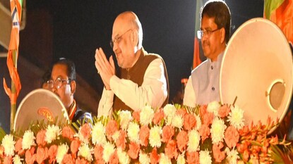 ত্রিপুরায় প্রচারে অমিত শাহ ত্রিপুরায় প্রচারে অমিত শাহ