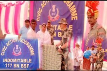 সীমান্তের মানুষকে কাছে টানতে ঘরদোরের জিনিস বিলি বিএসএফের