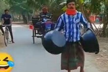 একজন স্ট্রিট ভেন্ডরের জিনিস বিক্রি করার অনন্য কৌশল ইন্টারনেটে ভাইরাল