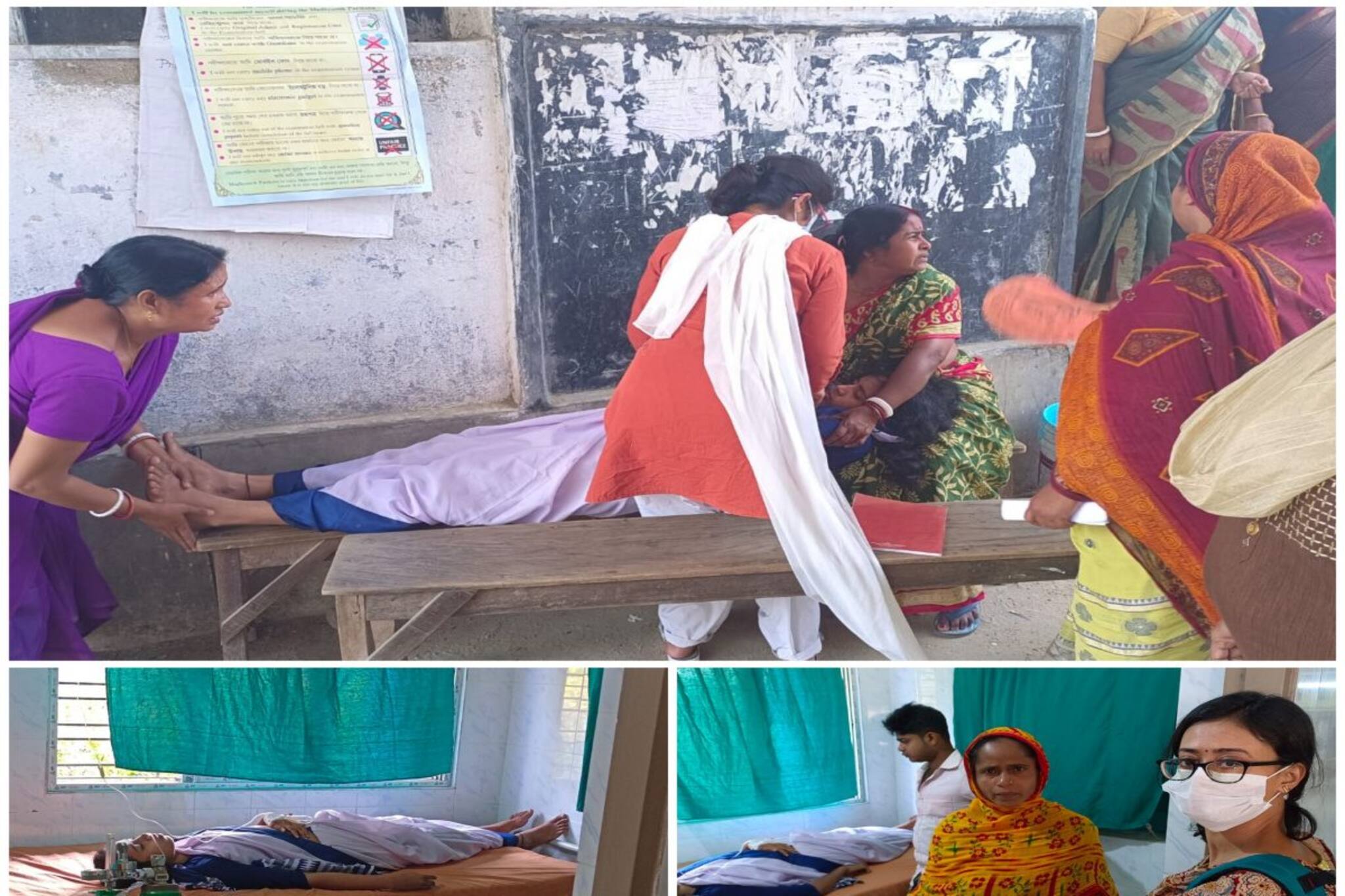 অনিশ্চিত পরীক্ষা, হঠাৎ অসুস্থ হওয়া মাধ্যমিক পরীক্ষার্থীকে পাঠাতে হল হাসপাতালে