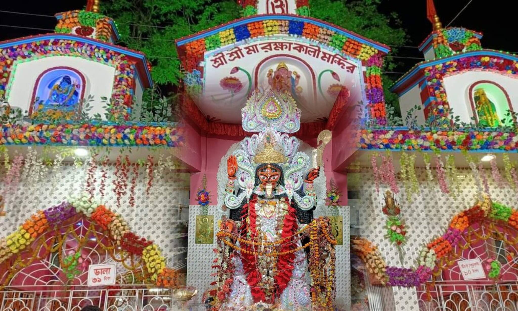 চৈত্র অমাবস্যায় কালীপুজো মেতে উঠলেন রঘুনাথগঞ্জের বাসিন্দারা 