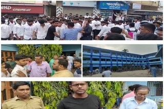 স্কুলের সামনের ছবি